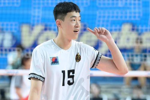 국군체육부대의 홍동선 [한국배구연맹 제공. 재판매 및 DB 금지]