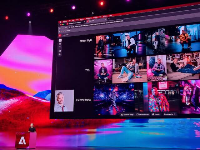 어도비 파이어플라이 데모 (사진=조이환 기자)