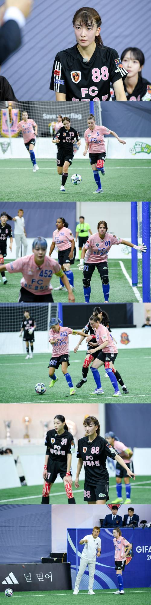 ‘골때리는 그녀들’(골때녀) 194회에서는 GIFA컵 6강 마지막 경기가 펼쳐진다. 강력한 우승 후보 ‘FC원더우먼’과 슈퍼 루키 제이가 합류한 ‘FC월드클라쓰’가 맞붙으며, 개막 이후 최대 빅매치로 관심을 끌고 있다. 제이는 “5골을 넣고 싶다”는 각오를 전하며 사오리와 환상적인 호흡을 선보인다. 이에 맞서 ‘원더우먼’의 마시마는 “짬밥은 내가 한 수 위”라며 여유를 보였고, 소유미는 공격과 수비 모두에서 눈부신 활약으로 ‘인생 경기’라는 찬사를 받았다. 두 팀의 자존심이 걸린 리매치는 치열한 명승부를 예고했다.