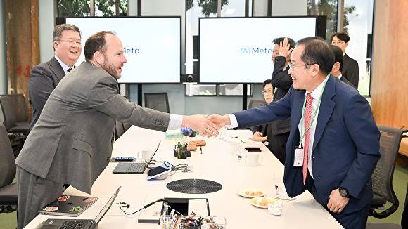 홍준표 전 대구시장의 미국 출장 당시 빅테크 기업 메타를 방문할 당시 전경 [사진=대구시]