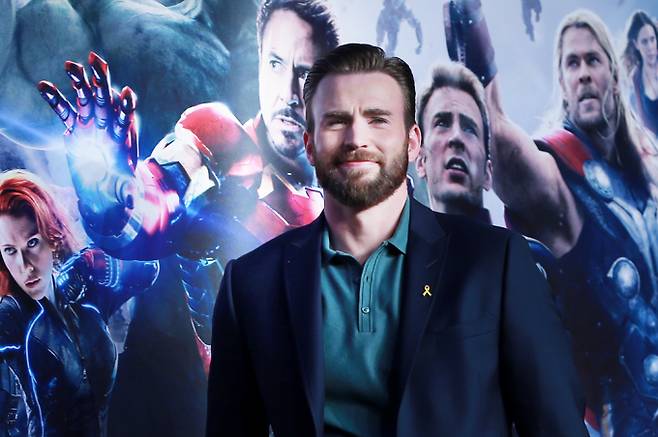 캡틴 아메리카 역으로 유명한 할리우드 배우 크리스 에반스가 아빠가 됐다. 사진은 2015년 4월17일 배우 크리스 에반스가 서울 영등포구 여의도동 콘래드 서울호텔에서 열린 영화 '어벤져스-에이지 오브 울트론' 기자회견에서 포즈를 취하고 있는 모습. /사진=머니투데이