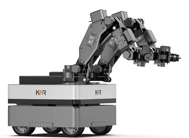 [서울=뉴시스]다목적 이동형 양팔로봇(DURO).(사진=케이엔알시스템 제공) 2025.10.29. photo@newsis.com *재판매 및 DB 금지