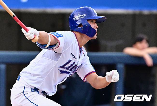 [OSEN=포항, 이석우 기자] 삼성 라이온즈 강한울 117 2023.07.06 / foto0307@osen.co.kr