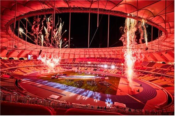 31일 개막식을 시작으로 엿새 동안 부산아시아드주경기장을 비롯한 38개 경기장에서&nbsp;‘제45회 전국장애인체육대회’가 펼쳐진다. 사진은 지난 23일 폐막한 제106회 전국체전 폐회식 장면이다. 부산시 제공