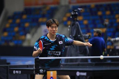 오준성의 경기 장면 [대한탁구협회 제공. 재판매 및 DB 금지]