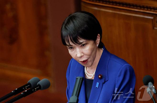 다카이치 사나에 일본 총리. 2025.10.24 ⓒ 로이터=뉴스1 ⓒ News1 김지완 기자