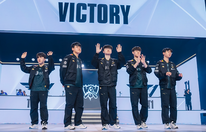 T1 선수단 ⓒ라이엇 게임즈