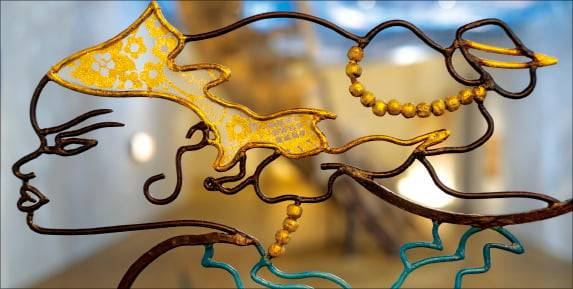 뮤지엄마칸에서 선보인 일본 작가 케이 이마주의 ‘바다는 잔잔하다(The Sea is Barely Wrinkled)’.  ©Liandro Siringoringo