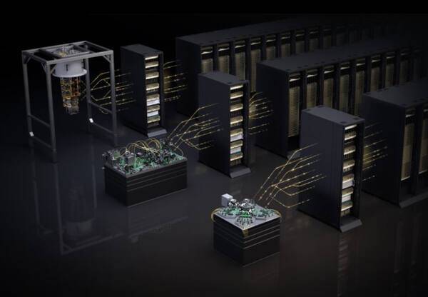 GPU와 양자 프로세서를 결합해 가속형 양자컴퓨터를 구축한 개방형 시스템 아키텍처 엔비디아 NVQ링크. 엔비디아