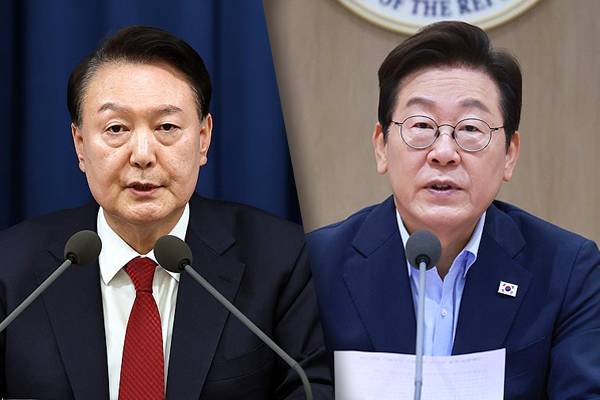 ▲ 윤석열 전 대통령(왼쪽)과 이재명 대통령. ⓒ연합뉴스