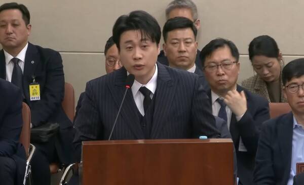 ▲은현장씨가 30일 국회 과학기술정보방송통신위원회 국정감사에 참고인으로 출석해 발언하고 있다. 사진=국회방송 유튜브 중계화면 갈무리