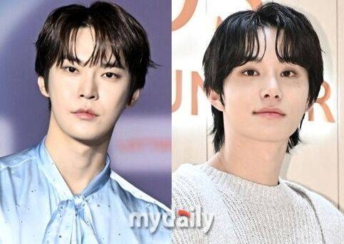 그룹 NCT 멤버 도영(왼쪽), 정우 / 마이데일리