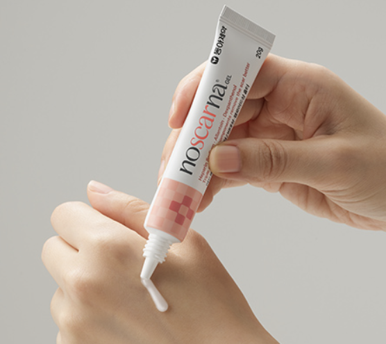 흉터 치료제 노스카나겔. [동아제약 홈페이지 갈무리]