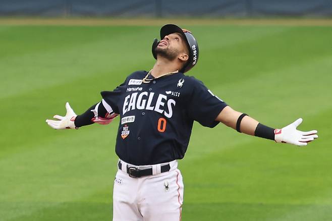 한화 루이스 리베라토. 연합뉴스