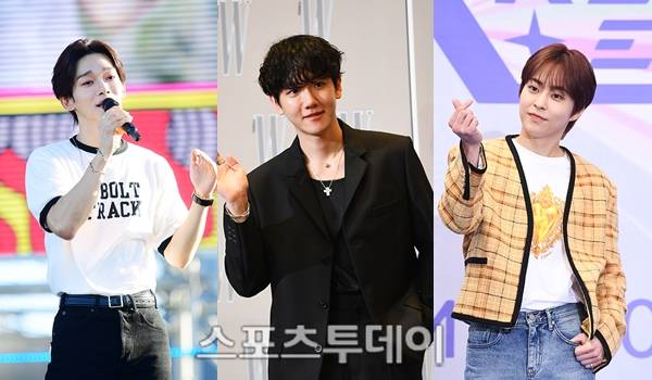 첸, 백현, 시우민 / 사진=DB