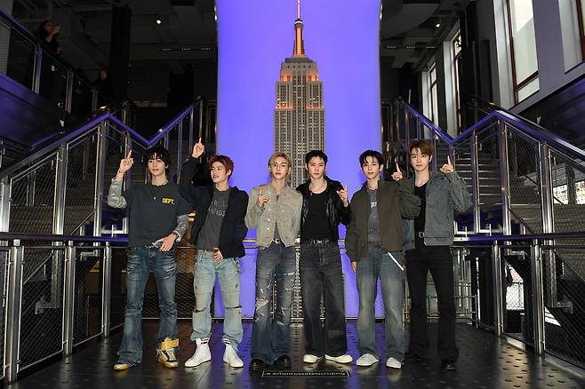 라이즈, 美 엠파이어 스테이트 빌딩 점등식 [SM엔터테인먼트 제공. 재판매 및 DB 금지]
ⓒEmpire State Building