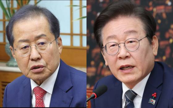홍준표 대구시장(왼쪽), 이재명 대통령. 〈자료사진=연합뉴스〉