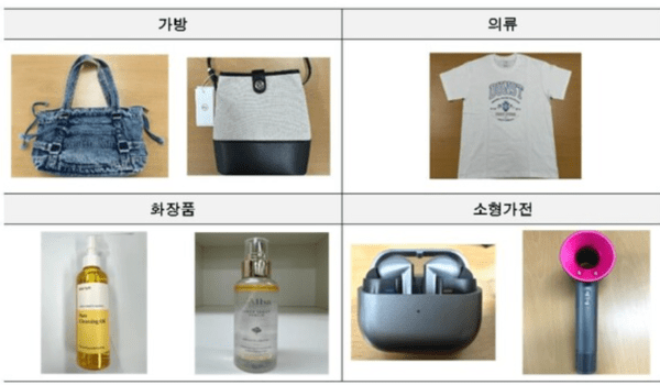 해외직구 위조상품 브랜드 이미지 =서울시·KATRI시험연구원 제공
