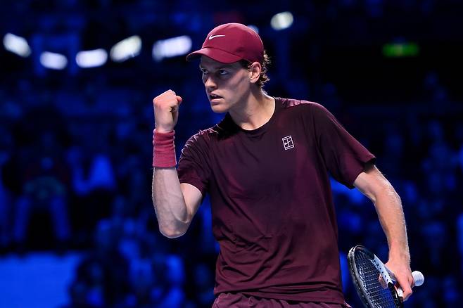 파리마스터스에서 생애 처음으로 8강에 오른 시너. 게티이미지코리아