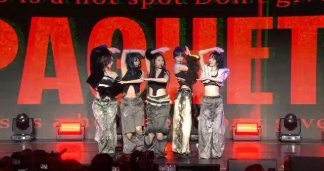 그룹 르세라핌이 '지포스 게이머 페스티벌'에서 무대를 펼쳤다. / 쏘스뮤직