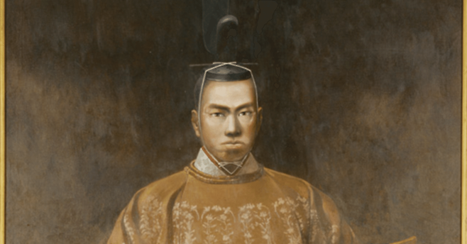 서구 열강과의 조약 체결 반대에 앞장선 고메이 천황  [출처 : 야후재팬 화상]