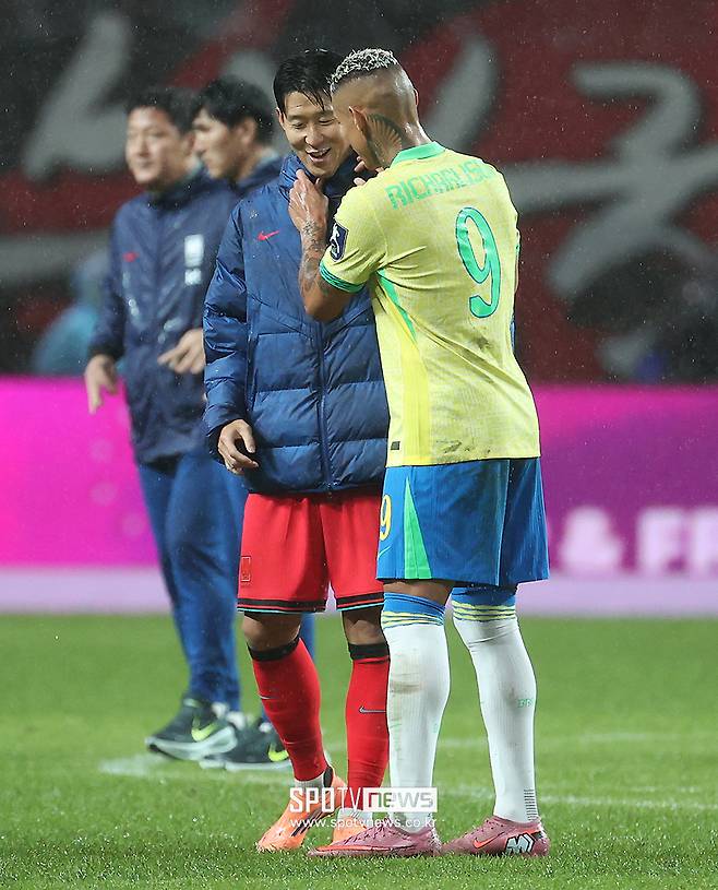 ▲ 손흥민 히샬리송 ⓒ곽혜미 기자