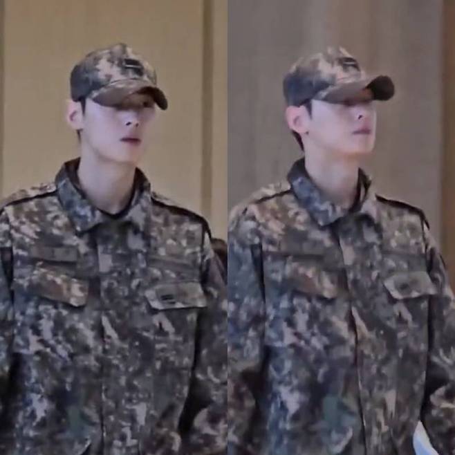 ▲ 차은우, 출처| 온라인 커뮤니티 캡처