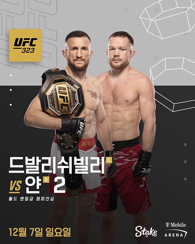 드발리쉬빌리와 얀의 매치 포스터. /사진=UFC 제공