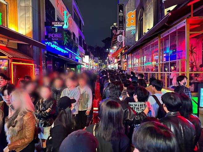 핼러윈 이태원 거리 [촬영 박영민 수습기자]