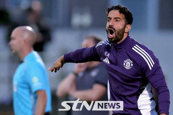 맨체스터 유나이티드 후벵 아모림 감독. /사진=뉴시스(AP)