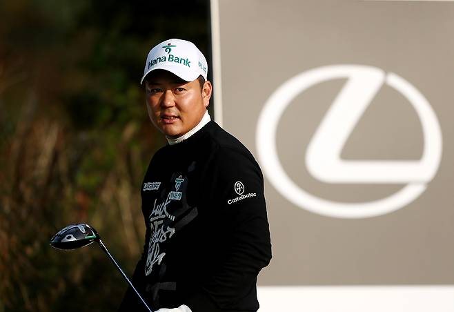대회 이틀째 공동 선두로 올라선 함정우. [사진=KPGA]