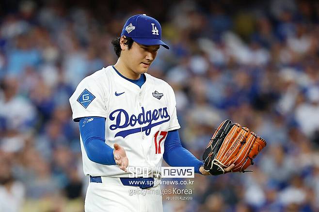 ▲ LA 다저스 오타니 쇼헤이가 토론토 블루제이스와의 월드시리즈 마지막 7차전에 선발 등판할 가능성이 커지고 있다.
