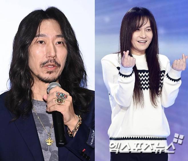 가수 타이거JK와 김경호.