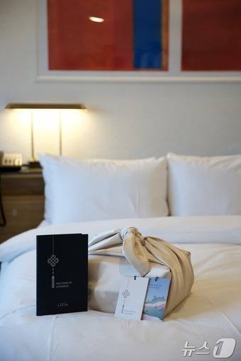 라한셀렉트경주에 묵는 정상들을 위한 선물. (라한셀렉트경주 제공)