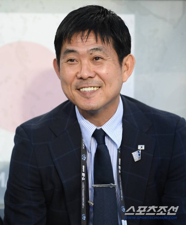 모리야스 하지메 일본 축구대표팀 감독. 스포츠조선 DB