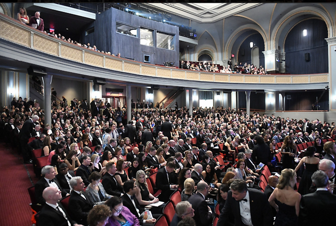 지난달 30일 미국 뉴욕 자연사박물관에서 열린 프리 갈리앵 어워드에서 참관객들이 수상자 발표를 기다리고 있다. [갈리앵재단]