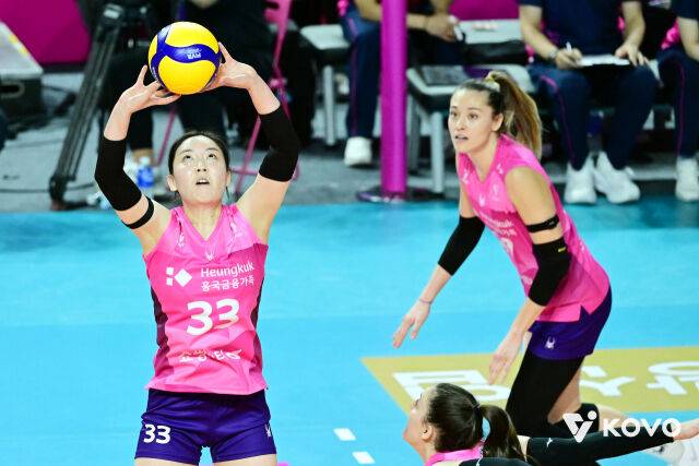 흥국생명 이나연과 레베카./KOVO