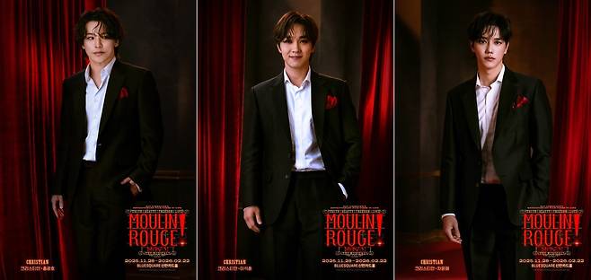 크리스티안 역 홍광호, 이석훈, 차윤해(왼쪽주터). 사진제공 ｜ CJ ENM