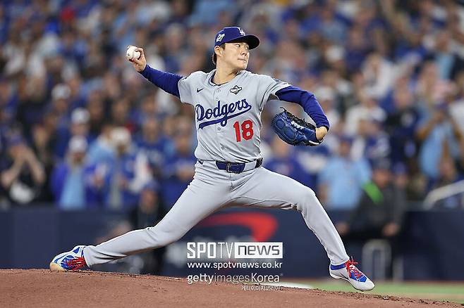 ▲ 월드시리즈 7차전에서 영웅적인 활약을 보여준 야마모토 요시노부