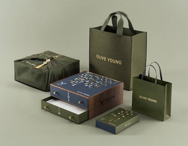 CJ올리브영이 제공한 각 회원 정상 공식 선물 및 정부 대표단 등 기념품
[CJ올리브영 제공]