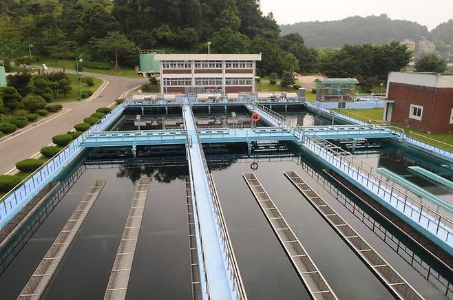 수원시상수도사업소의 한 정수장. 사진=수원시