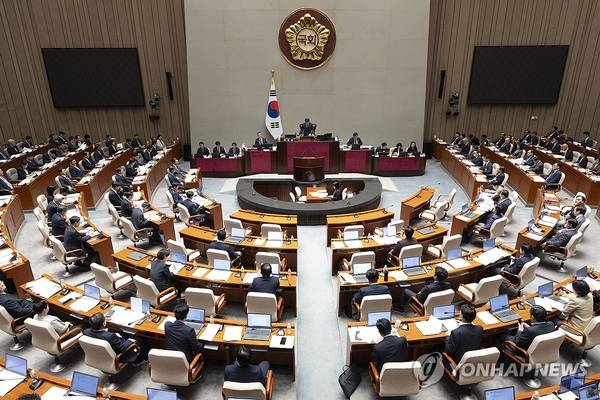 국회 예산결산특별위원회 회의 모습. /연합뉴스