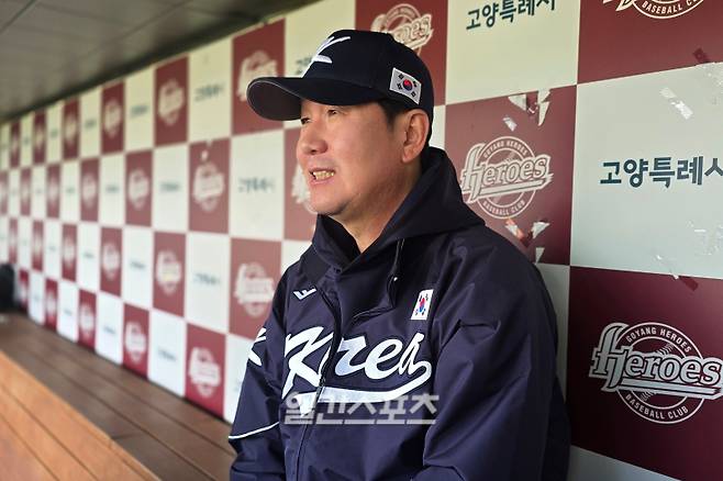 2일 고양 국가대표야구훈련장에서 만난 류지현 대표팀 감독. 고양=윤승재 기자