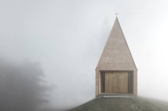 오스트리아 알프스 언덕 위의 작은 교회 잘겐로이테. [사진 bernardobader.com]