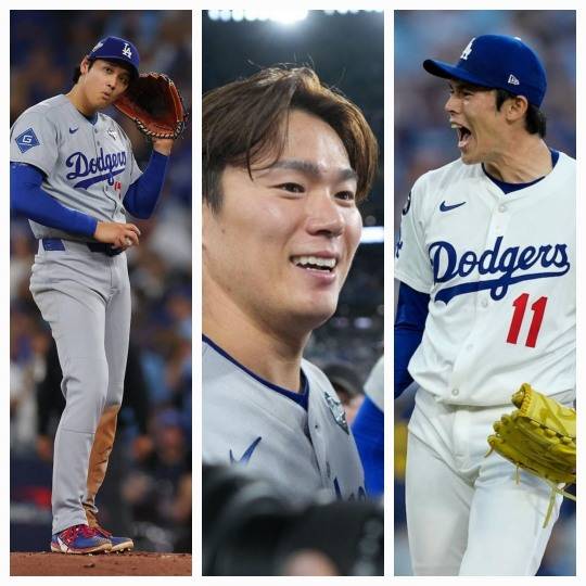 왼쪽부터 오타니, 야마모토, 사사키 [연합뉴스]