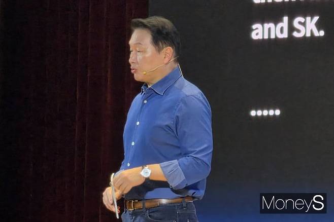 사진은 최태원 SK그룹 회장의 모습. /사진=김성아 기자