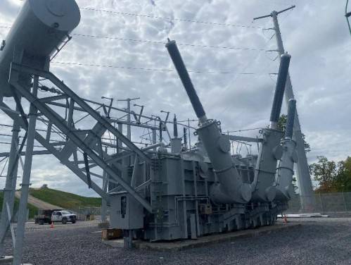 일진전기가 생산한 변압기가 설치돼 있다. 사진제공=일진전기