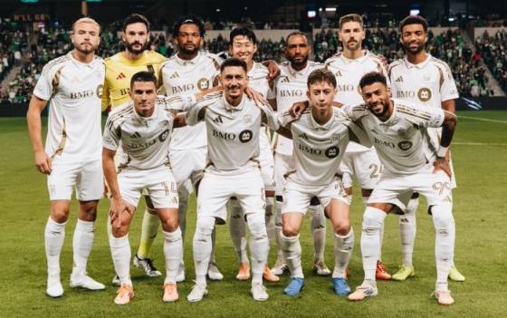 LA FC 선발 라인업. /사진=LA FC 공식 SNS 갈무리