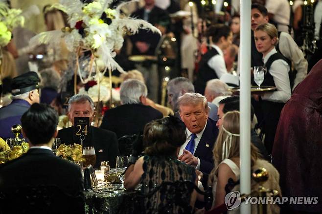 10월 31일 플로리다 마러라고에서 열린 트럼프 대통령의 핼러윈 파티 [AFP=연합뉴스 자료사진]