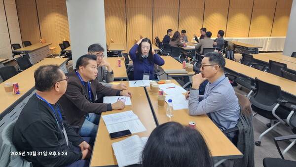 스포츠미래포럼 분임토론회 모습.